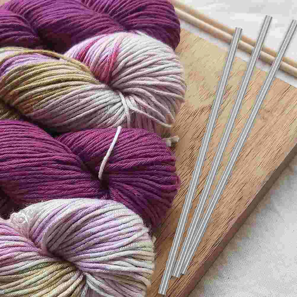 Description Picture 3 of item20pcs Durable Steel Rods For Knitting Crochet Blocking Board Essential Tools Accessories Round Pins Craft Metal Sewing Aids