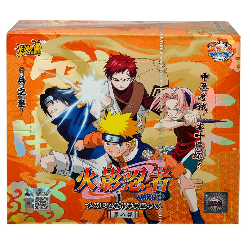 15/25/50/150 piezas de cartas originales de Naruto, colección de juegos de ninjas de Uzumaki y Sasuke, caja de cartas raras, tarjetas flash, caja de Naruto, juguetes de regalo