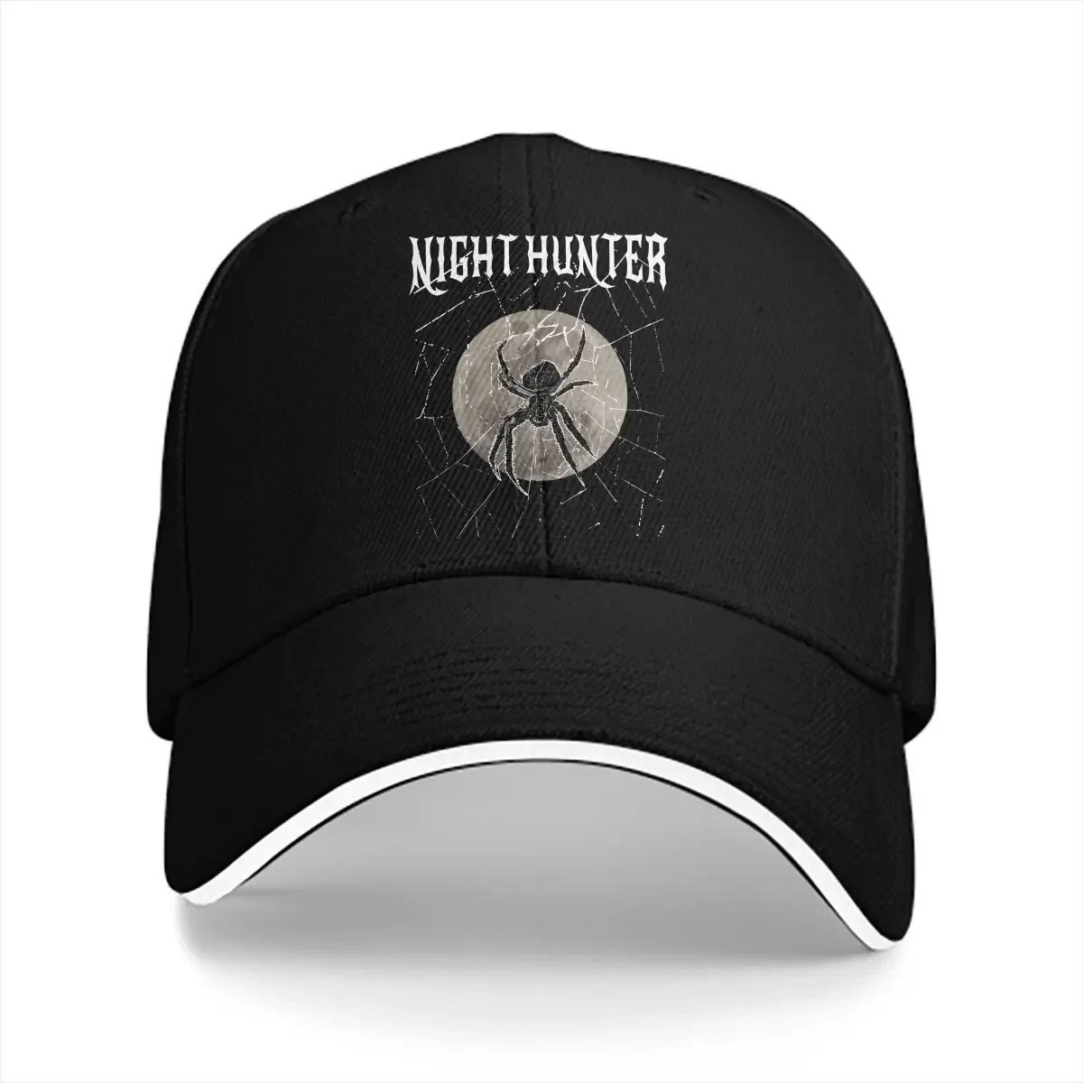 Night Hunter Baseball Caps Peaked Cap Spiders Sun Shade Hats for Men Women