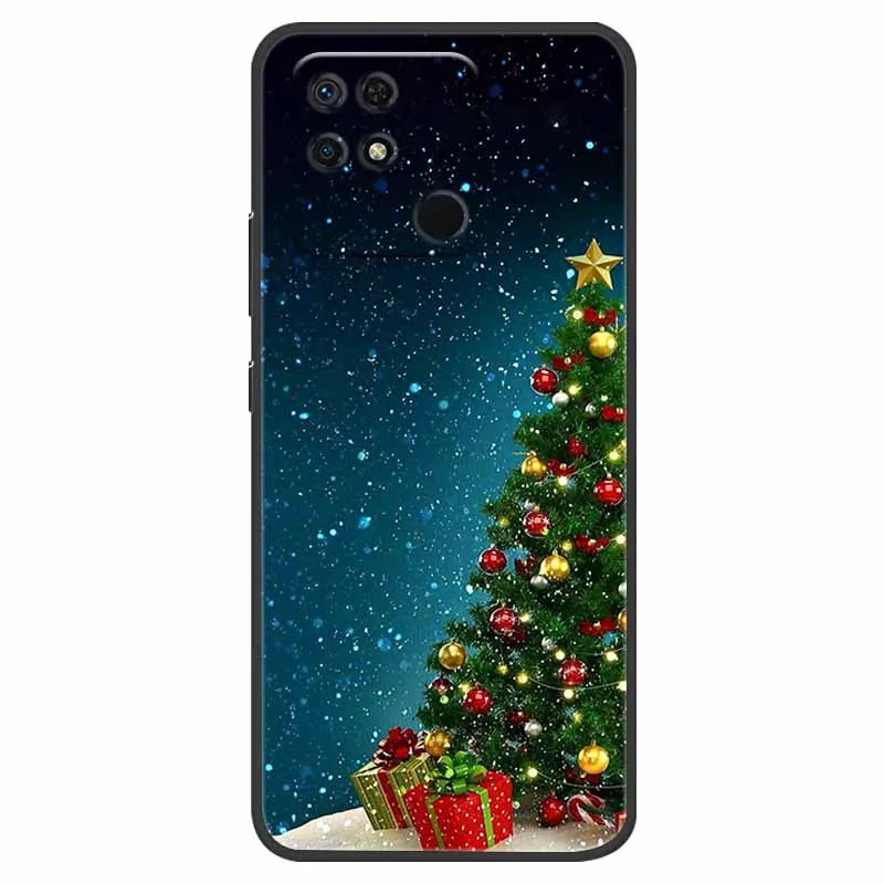 For Xiaomi Poco C40 Case PocoC40 Christmas Silicone Soft TPU Cover for Poco X4 Pro 5G Coque Poco M3 Pro 5G C 40 New Year Gift