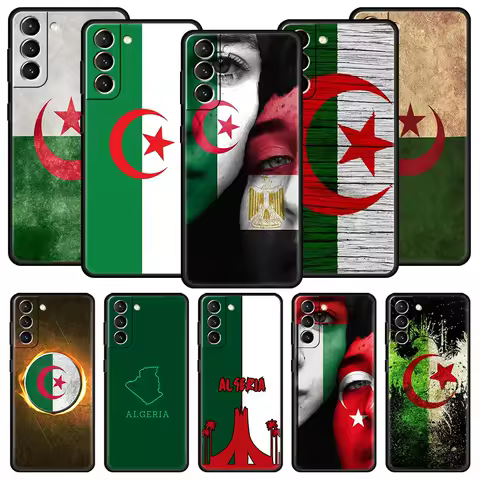 Algeria Passport Phone Case For Samsung Galaxy S25 Edge S24 S23 S22 S20 Ultra S21 FE 5G S10 Plus Soft TPU Cover