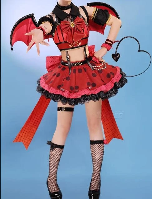 D-yy S@ALoveLive مينامي كوتوري أزياء تنكرية موسى ليتل شيطان على الصحوة مجموعة كاملة أزياء أنيمي عالية الجودة لوليتا الهالوين #1