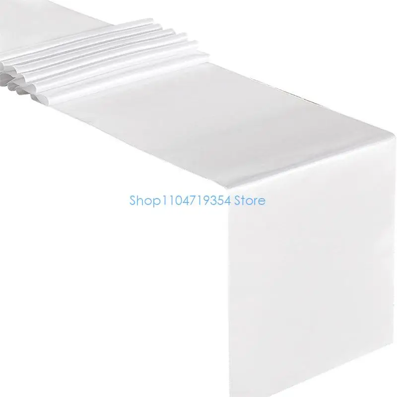 0XLD Color Satins Table Runners 12x108Inch Decoration for Engagements, Parties, and Banquets