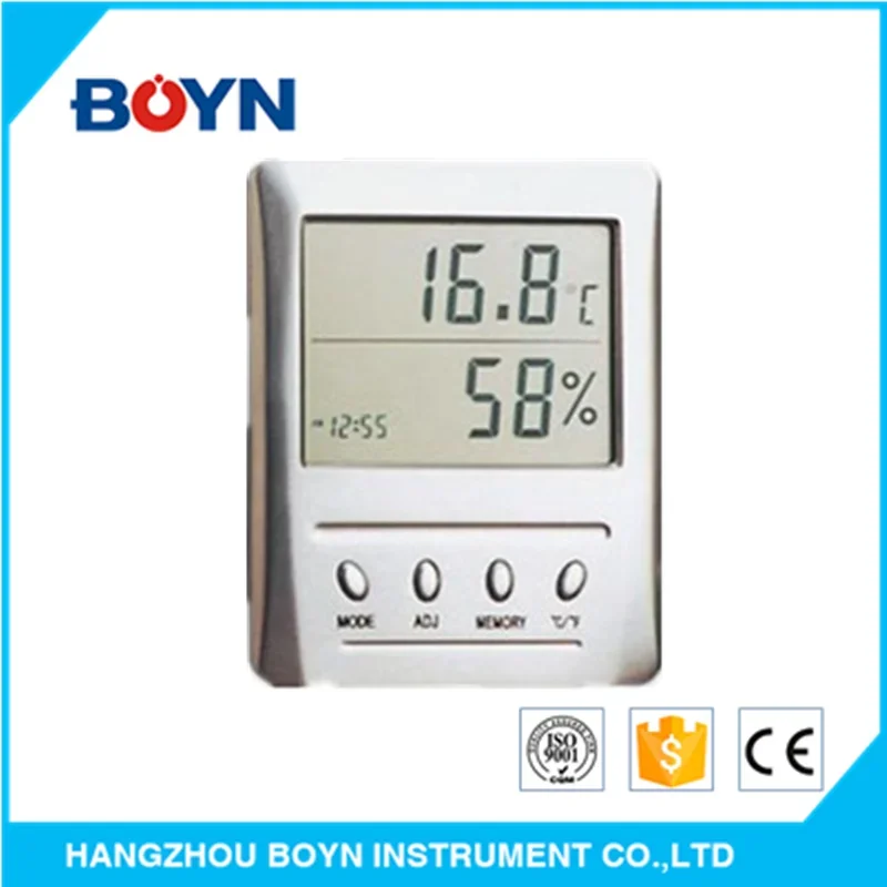 WSB-1 Laboratory High precision Tabletop Desk digital LCD Screen temperature and humidity meter -20° C~+60° C