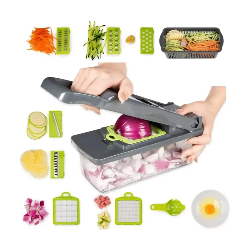 

Fruit and vegetable tool multi-function slicer