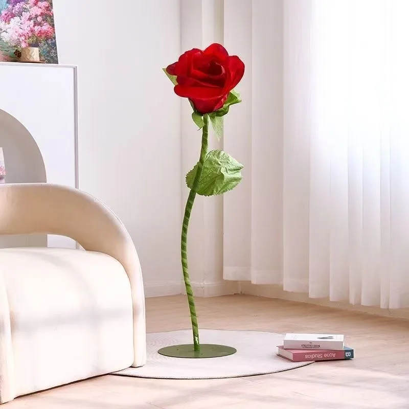 

Simulation rose window decoration scene arrangement decorative flower atmosphere landscaping set combination