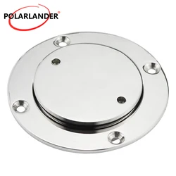 For Boat 1pcs 4inch/6inch  Deck Plate Inspection Bayonet  Boat Access Hatch Cover  Boat Marine Waterproof  Stainless Steel