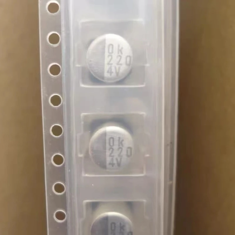 

100PCS RVL 4V220UF Volume 6.3X5.8MM ELNA SMD Electrolytic Capacitor RVL-4V221MF61UZ-R 220UF 4V NEW