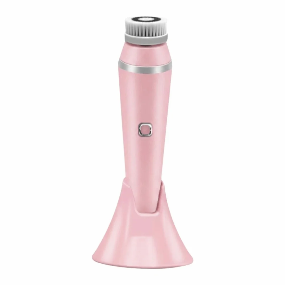 Silicone Electric Facial Cleansing Brush USB Recharge Ultrasonic Face Cleansing Device Deep Cleaning Genttle Face Scrubber