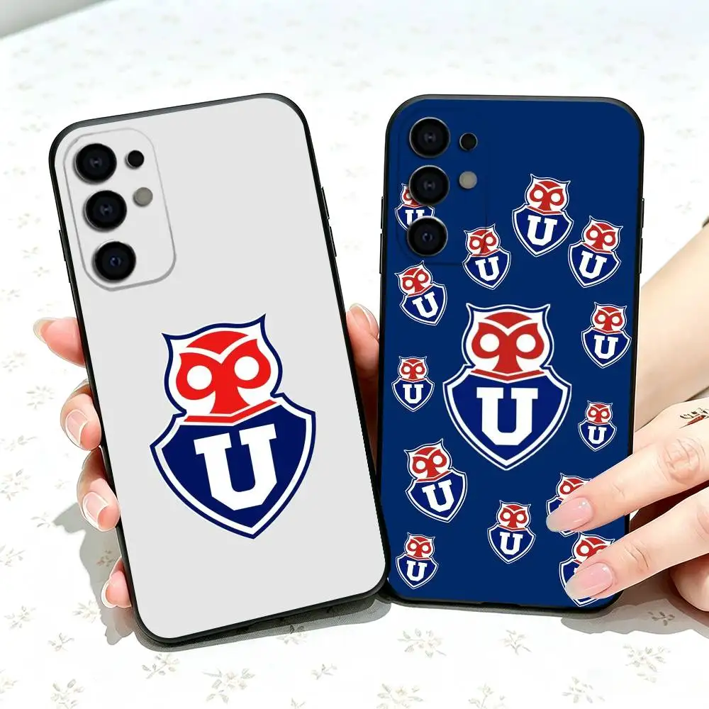 Universidad de C-Chile logo  gift Phone Case Black Silicone Soft For Samsung S25,S24,S21,S22,S23,S30,Ultra,S20,Plus,Fe,Lite