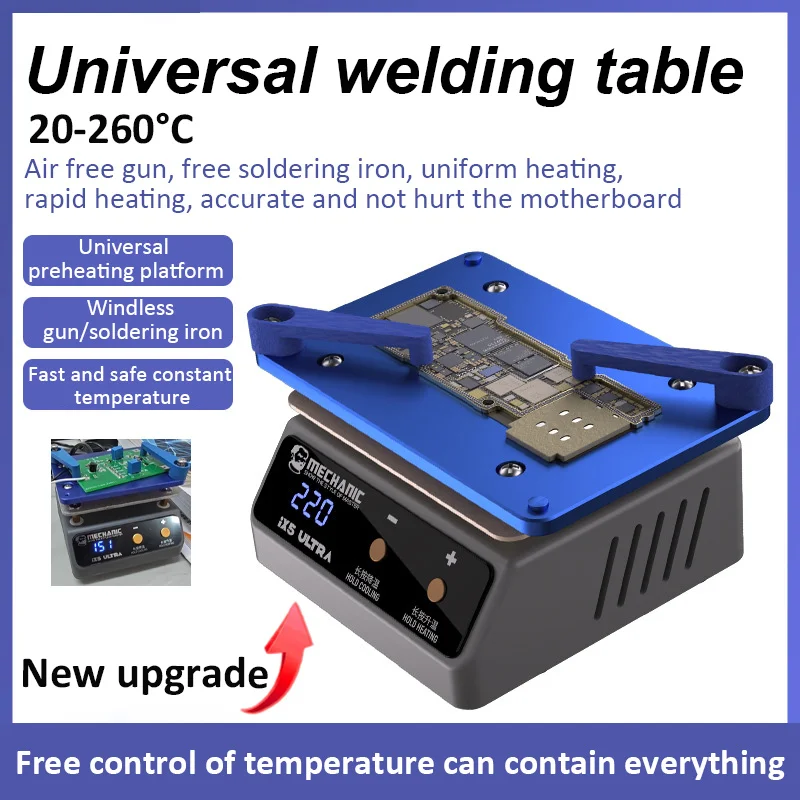 Universal Preheating Platform Constant Temperature Motherboard Welding Table Layered Hot Plate Heating Preheater Solder Station