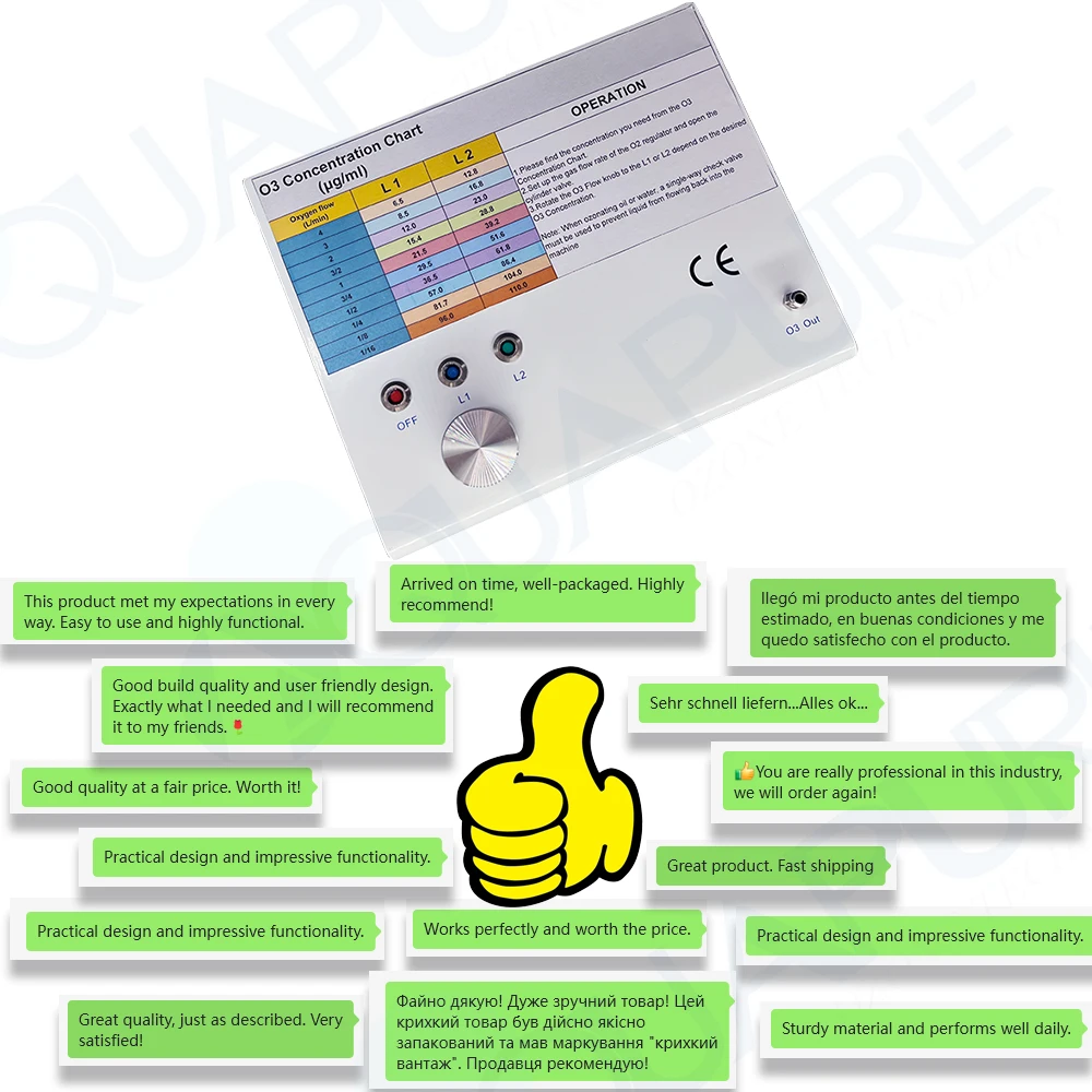 New Arrival Patent Design CE Approval Desktop ozone therapy machine