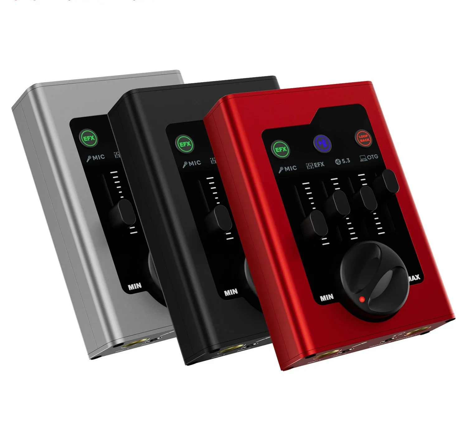 live streaming computer reverb sound recording outdoor lightweight mobile phone OTG Bluetooth mini internal recording sound card