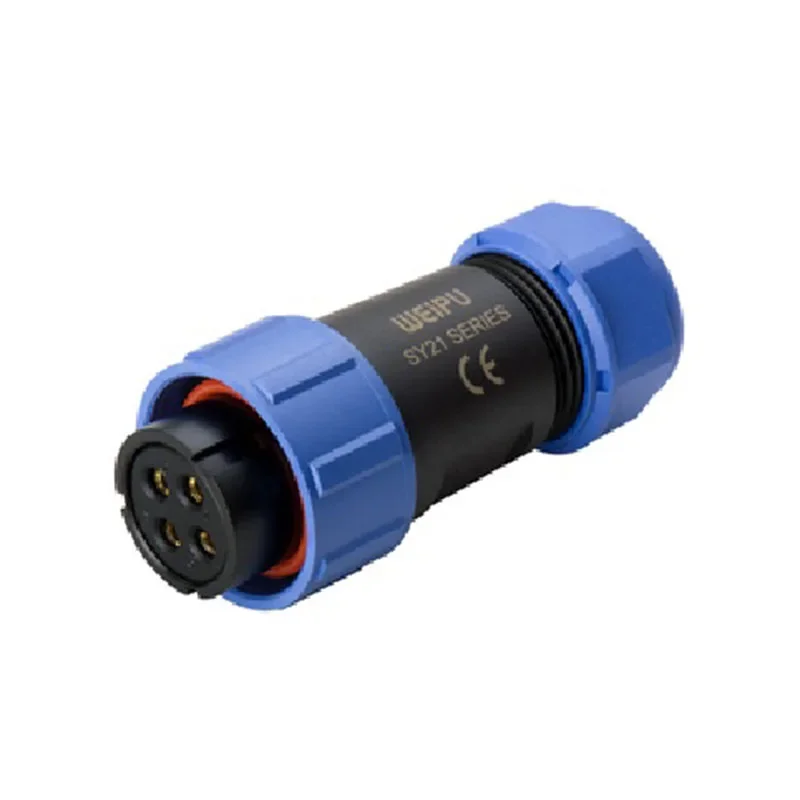 WEIPU SY21 SY2110/S SY2113/P 2 3 4 5 6 7 8 9 12 15Pin Industrial Waterproof Connector IP67 Charge Signal Power Flange Seat