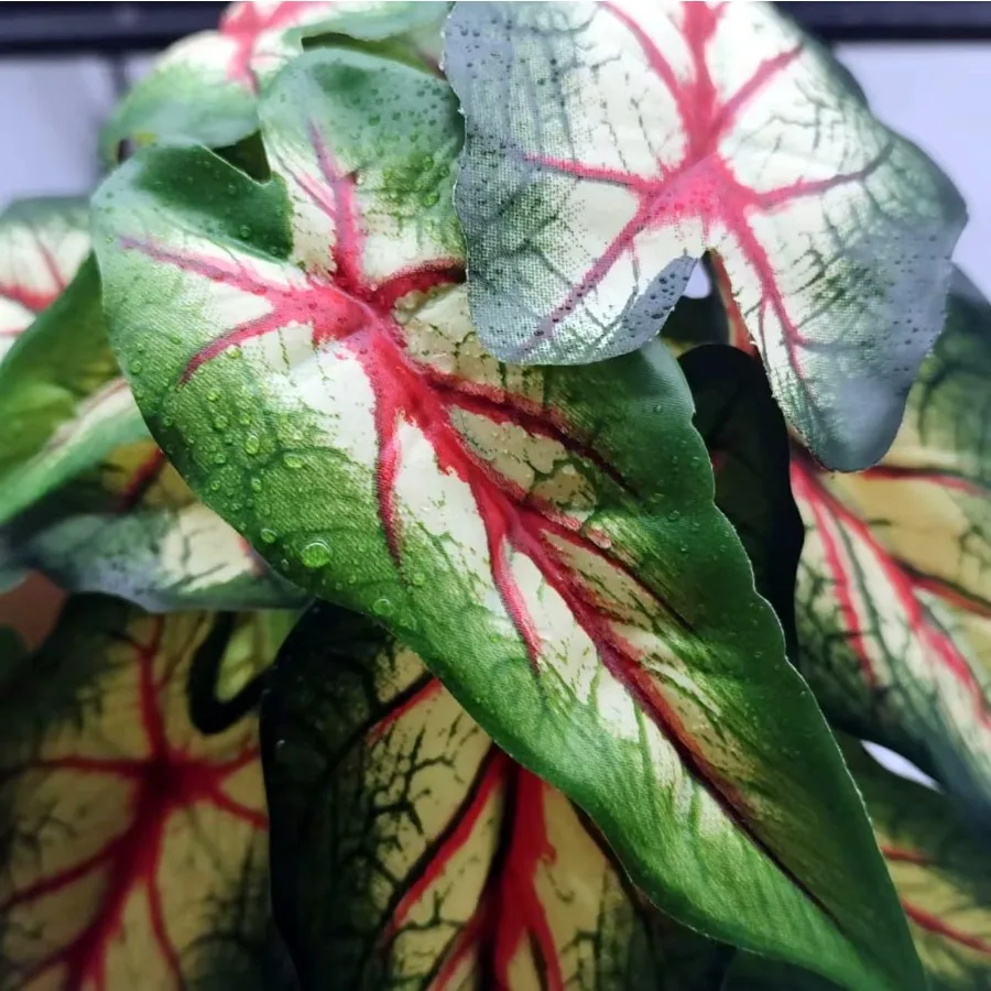 نباتات معلقة صناعية مع كوب شفط لديكور موئل برمائي تررم مثالي لخزان السلحفاة على شكل ثعبان الحرباء