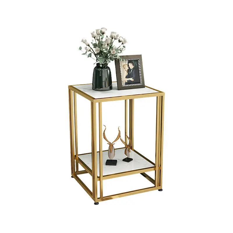 

Side few light luxury coffee table simple table small apartment household living room sofa small square table bedside cabinet