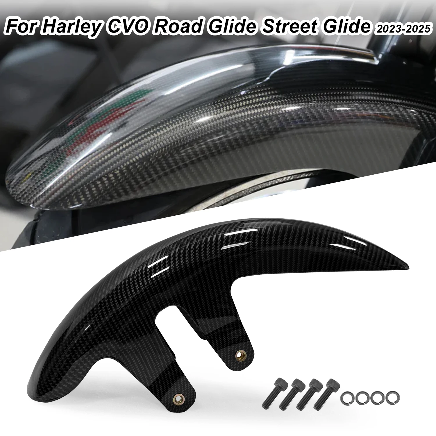 

New Motorcycle Accessories Front Fender Mudguard Fit For Harley Touring CVO Road Glide FLTRXSE FLTRX ST FLTRXSTSE 2023 2024 2025