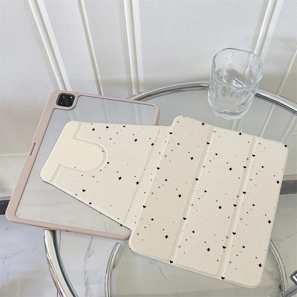 

360 ° Rotating Foldable Case to Easily Protect Your Pad: Compatible with iPad Air 6,Air 5,4,10,2024,air m3/a16 2025
