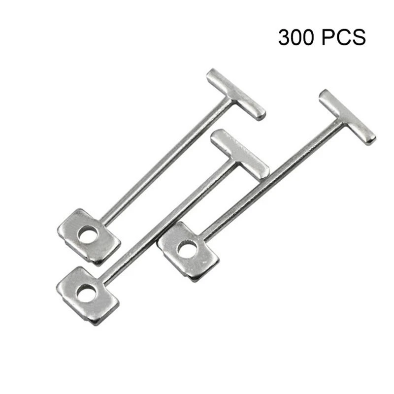 652F 300Pcs 1/16" Replacement Steel for Flooring Wall Tile Leveling System Construction Tools for Builing Walls Floor