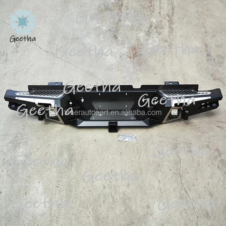 

FOR4x4 Off-road Steel Bumper For Isuzu D-MAX 2017-2022 Pickups Truck Rear Protection Hanger Frame With Tow Hook