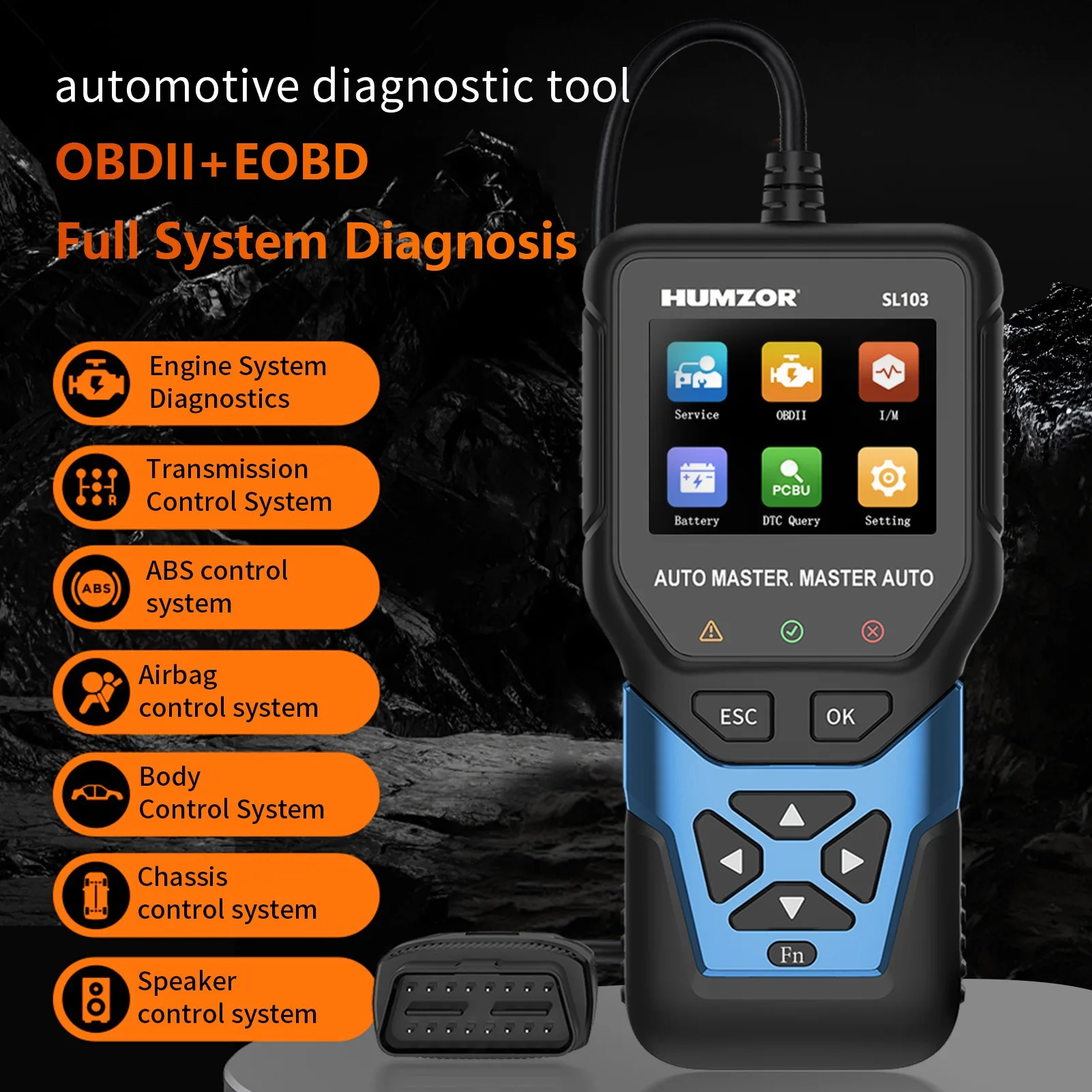 Professional OBD2 Scanner for German Cars – Full Vehicle Diagnostic Tool for Transmission, ABS, Airbag, and Engine Systems