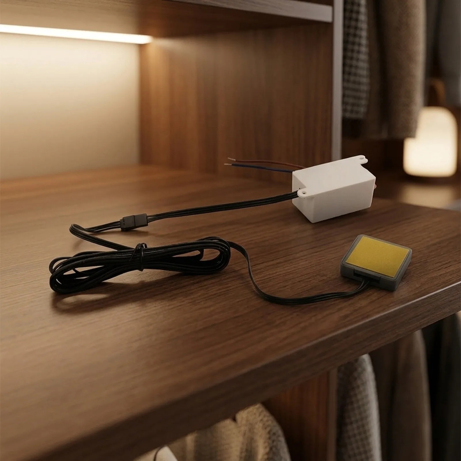 220V Partition Sensor Switch for Wardrobe and Cabinet Lighting Systems with Dimming Function and Touch Technology