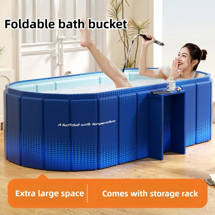 

2025 New Model Foldable Elliptical Bathtub - Home Adult Spa Bathtub - Baby Play Pool - Sitting or Lying Bathtub - Magic Bathtub