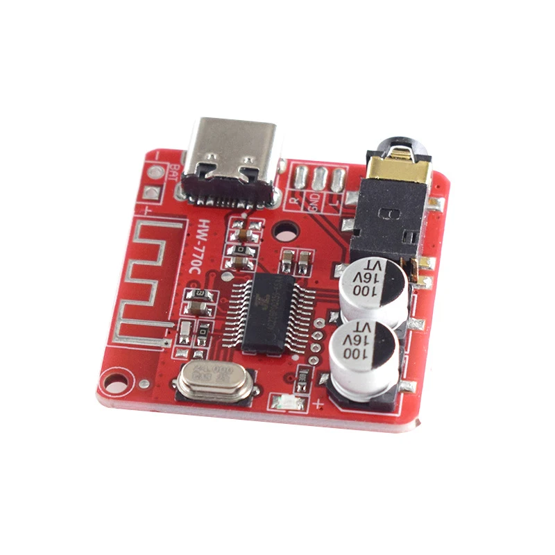 HW-770 DIY Bluetooth Audio Receiver Board Bluetooth4.1 MP3 Lossless Car Audio Decoder Board Wireless Stereo Music Module 3.7-5V