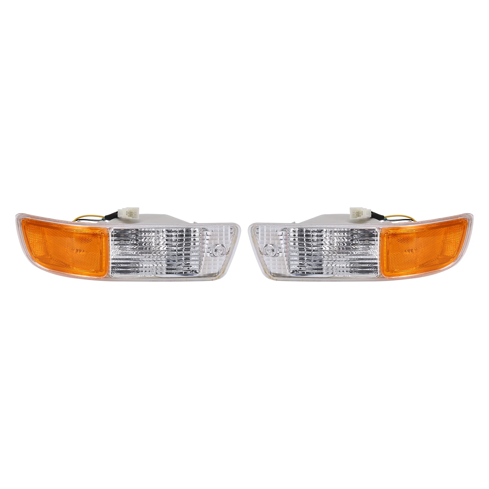 

1Pair Car Front Bumper Fog Light Signal Lamp Driving Lamp Daytime Fog Lamp for Toyota RAV4 1998 1999