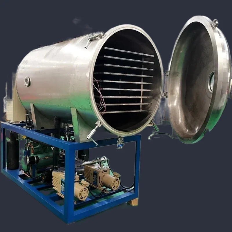 

Industrial Lyophilizer 100KG - Anti-Corrosion, Large Loading Area, for Seafood/Pharmaceutical