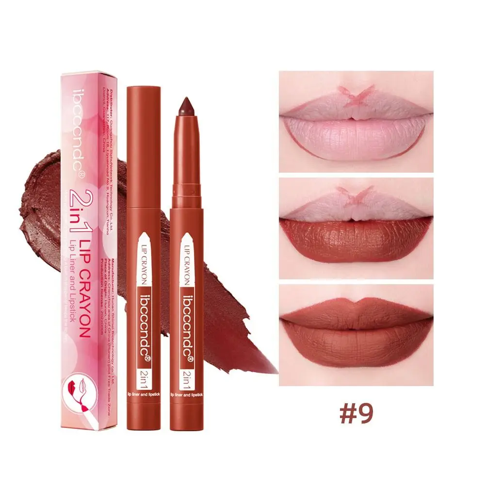 Natural Outline Lip Contour Line matita per labbra nuovo rossetto opaco impermeabile opaco matita per labbra in velluto a lunga durata