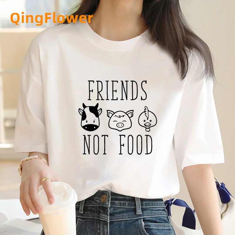 Cow Print t shirt women Y2K t shirt girl 2000s manga funny clothes