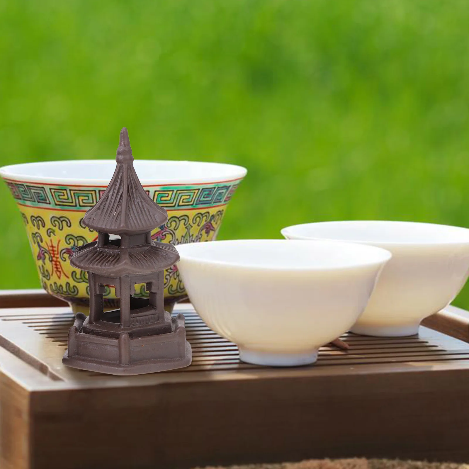 

2 Pcs Terrarium Decor Asian Bonsai Decorative Accessories Decorations Aquarium Home Garden