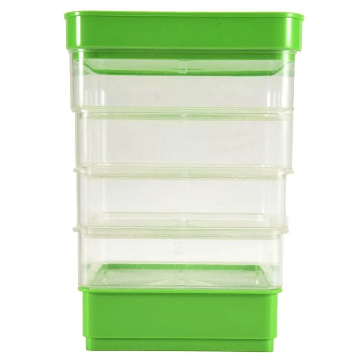 ✼Bean Seed Germination Kit, Micro-Green Plant Growing Tray, Drain Tray, Four-Tier Stackable Sprout Growing Kit