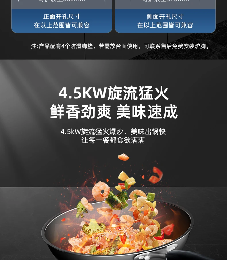 เตาแก๊สสแตนเลสแบบ Dual Burner การออกแบบรวมสําหรับก๊าซธรรมชาติและก๊าซเหลว