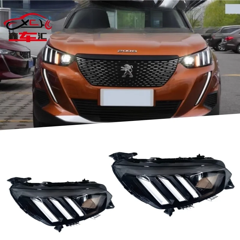 

XCH For Peugeot 208 and 2008 headlight assembly retrofit and upgrade to LED projector headlights and daytime running lights
