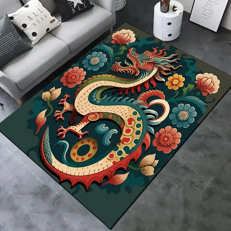 Chinese Zodiac Traditional Animal Floor Mat Door Decoration Home Living Room Floor Mat