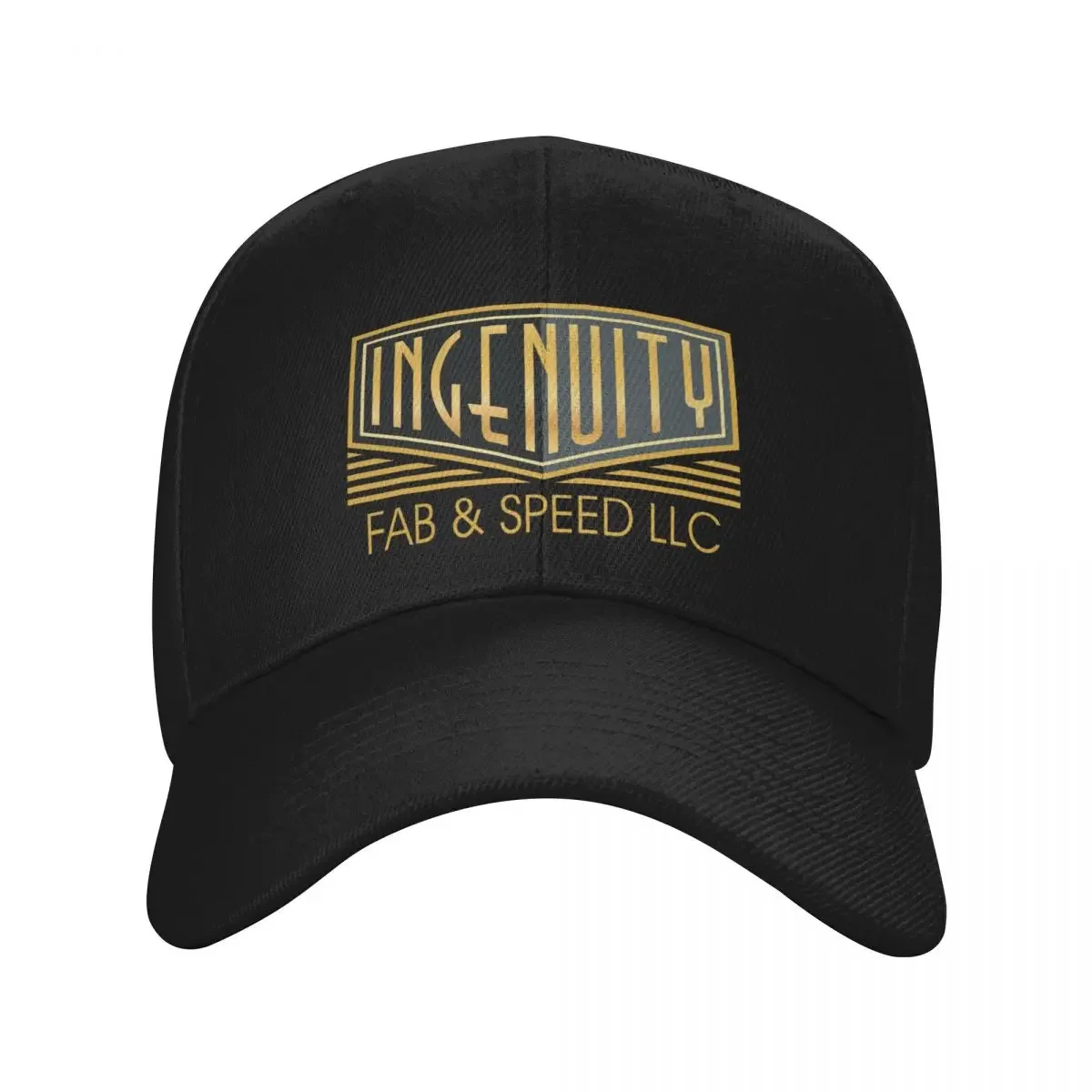 

Ingenuity Fab & Speed hot rod shop Baseball Cap Hip Hop Sunhat Unique hats Trucker Cap Golf Women Men's