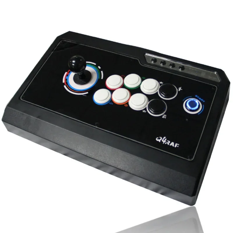 New Triple function game joystick arcade fighting without delay USB computer Fluorescence Arcade Wrestle rocker PC Games handle