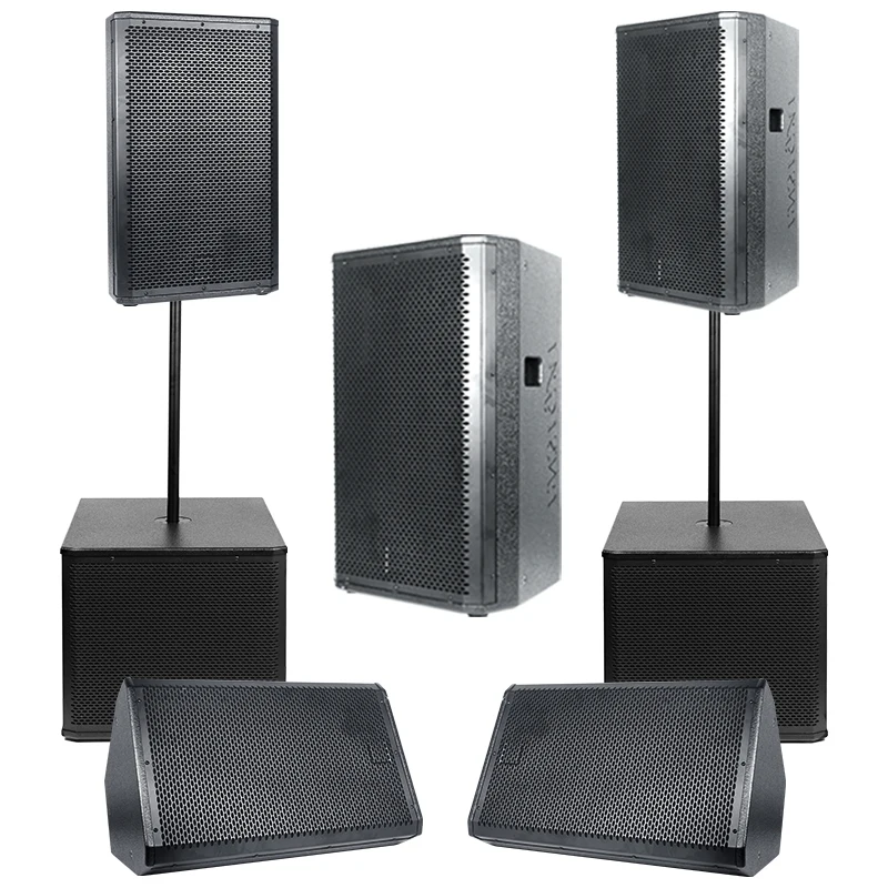Full Range Speaker 15 Inch 500 2000 Watt 1000 Watts Dj Party Karaoke Passive 15 Inch Woofer Bass Subwoofer Professional Speakers