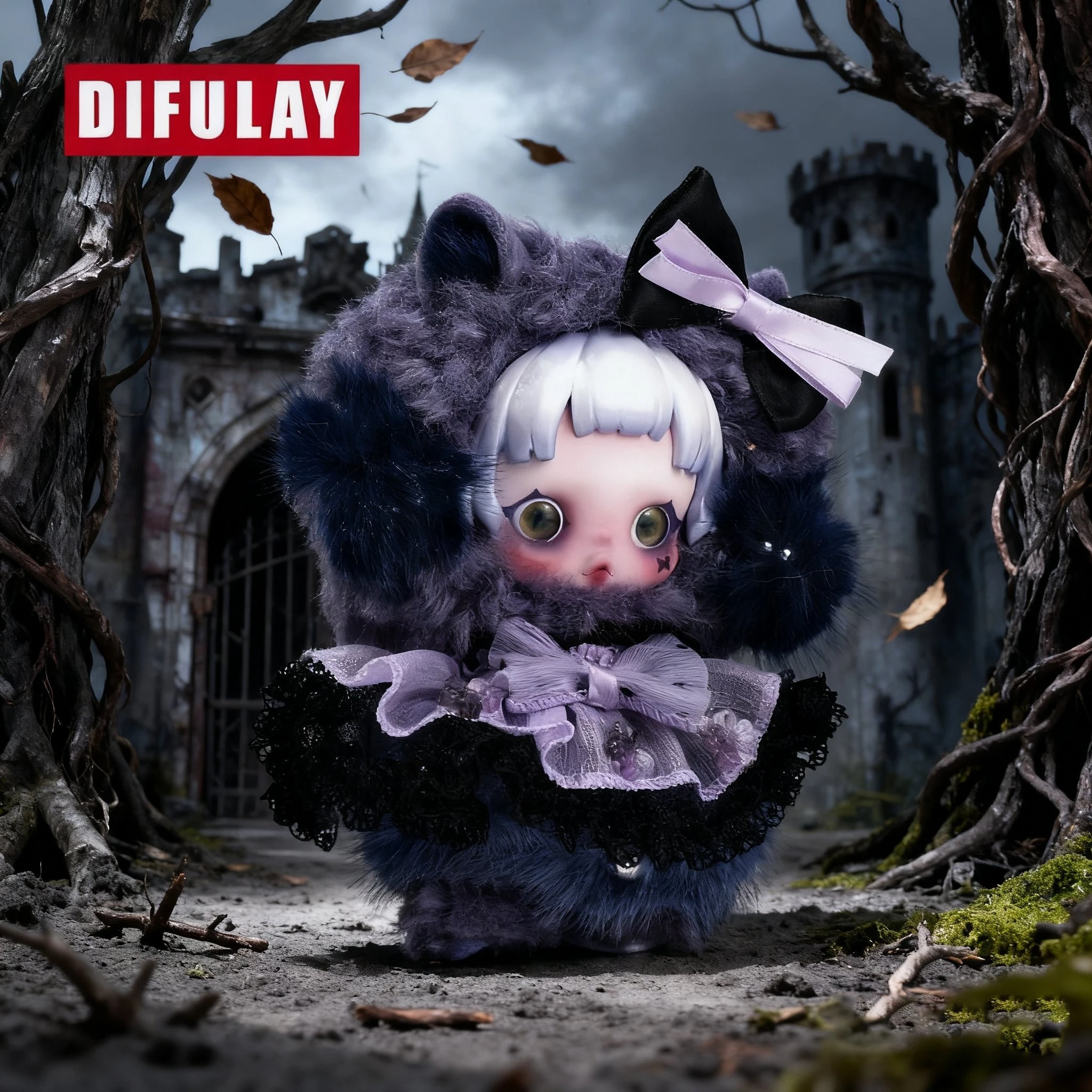 

Виниловая кукла Skullpanda V3 You Found Me Series, новое кукольное платье, платье Cerberus, одежда для куклы, модный наряд для куклы, аксессуары, подарок