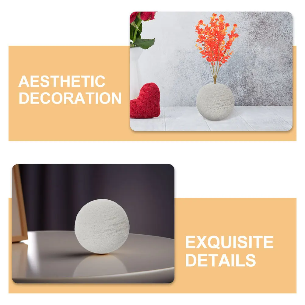 2 قطعة كرة زهرية الزفاف 3.54In كتل رغوة الأزهار المستديرة للزهور الاصطناعية الطازجة ترتيب بها بنفسك ديكور رغوة النبات كروية #3