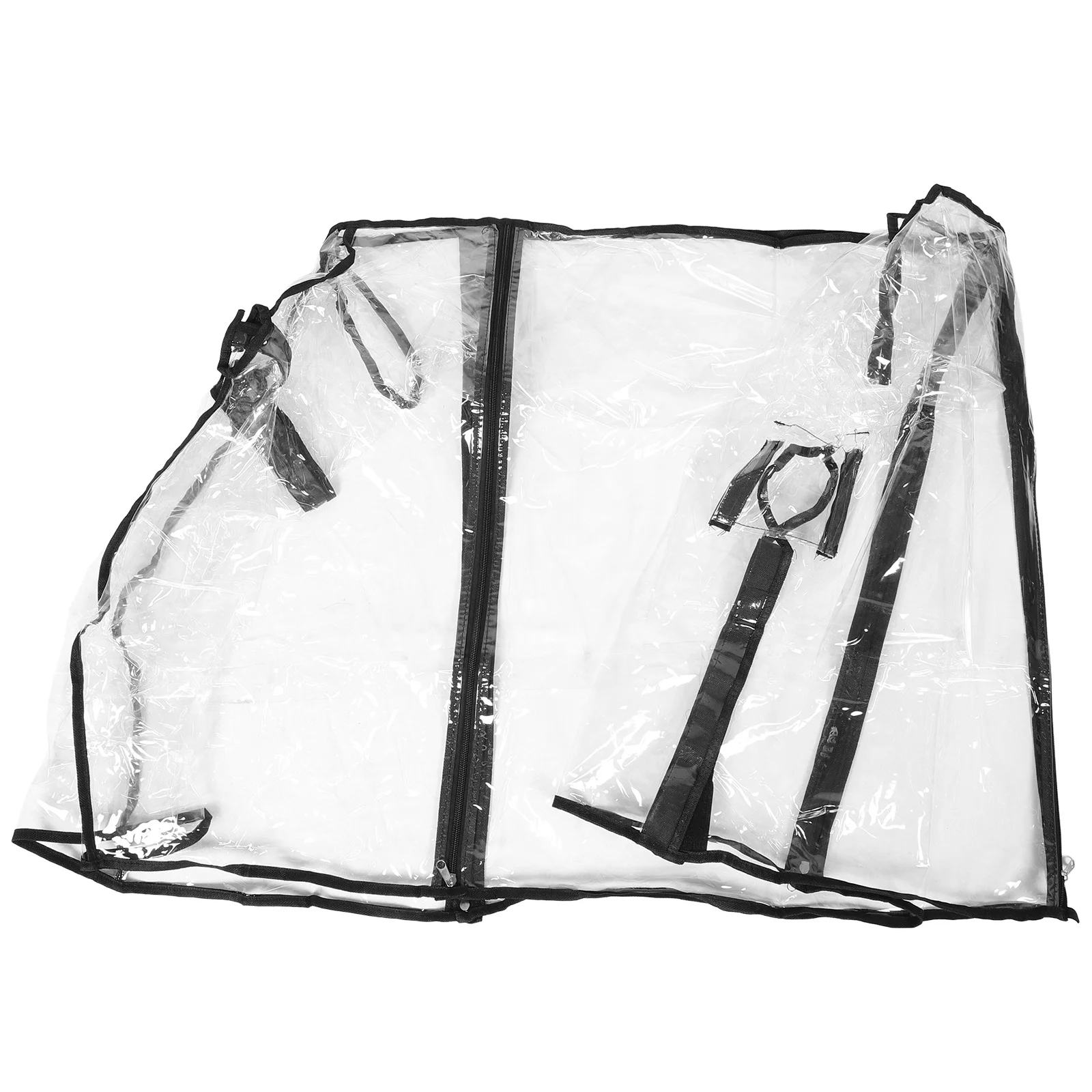 

Foldable Universal Clear Wagon Rain Cover Waterproof Canopy Attachment for Outdoor Camping Garden Cart Protector