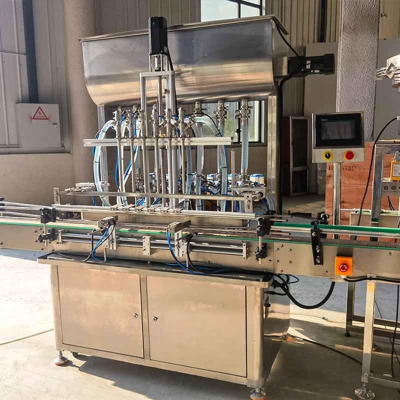 Small Scale Oil Bottle Filling Stainless Automatic 2.5 Ml Oil Filler Gear Pump Liquid Servo Filling Machine