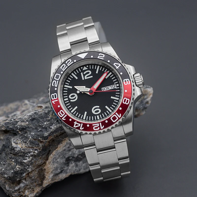 2023 Nieuwe Heren Horloge NH36 Automatische Mechanische Horloge Luxe Sport Roestvrij Staal Saffier Glas 100M Waterdicht Horloge