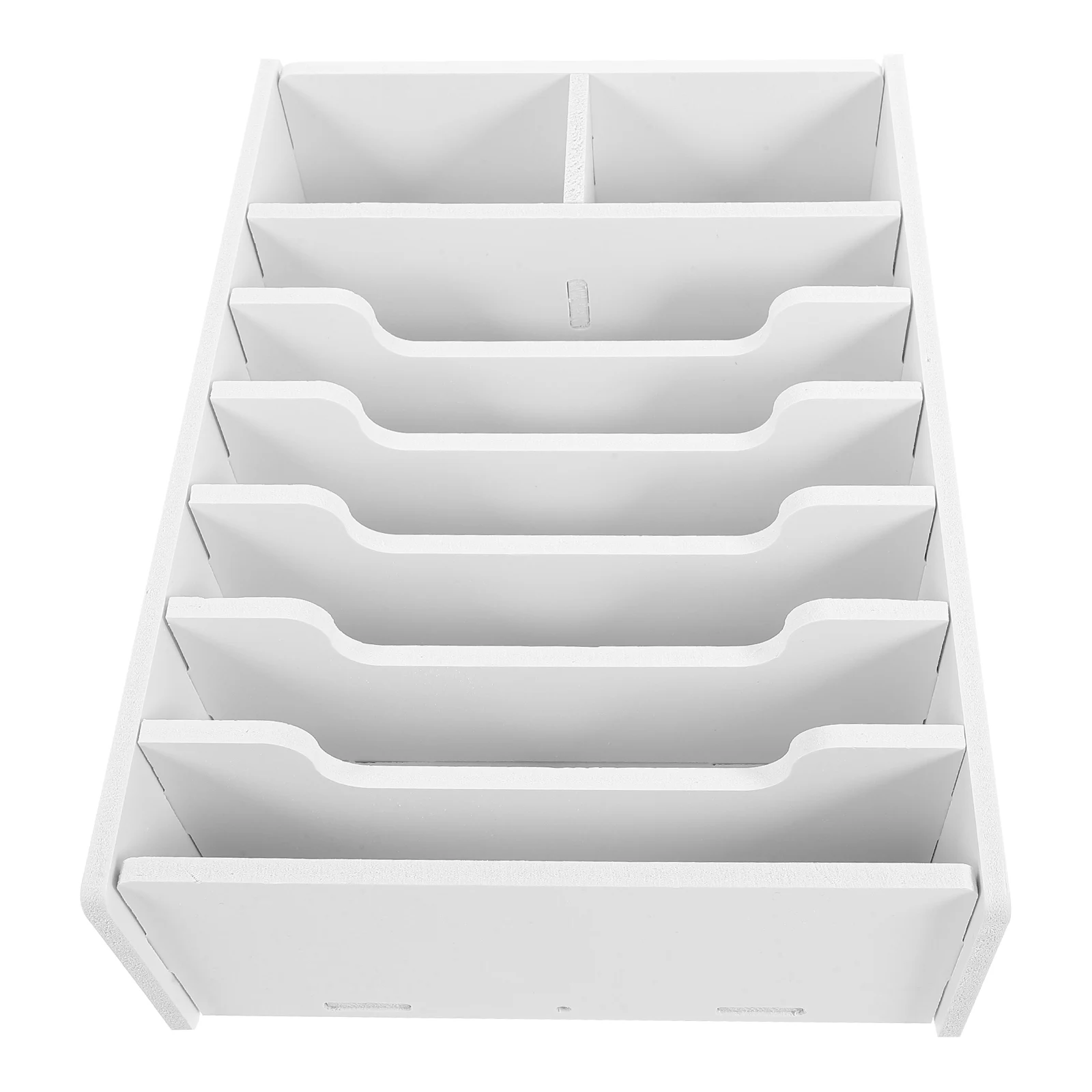 Desktop Money Organizer Box with Grids for Cash Change Bills Receipts Storage Sorting Case Container Desktop Receipt Organizer