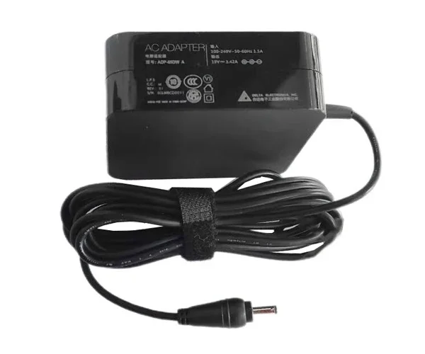 Adaptador de alimentação com os EUA 2-Pin Plug, barril 4,0 1,35 milímetros, 19V 3.42A, ADP-65DW A