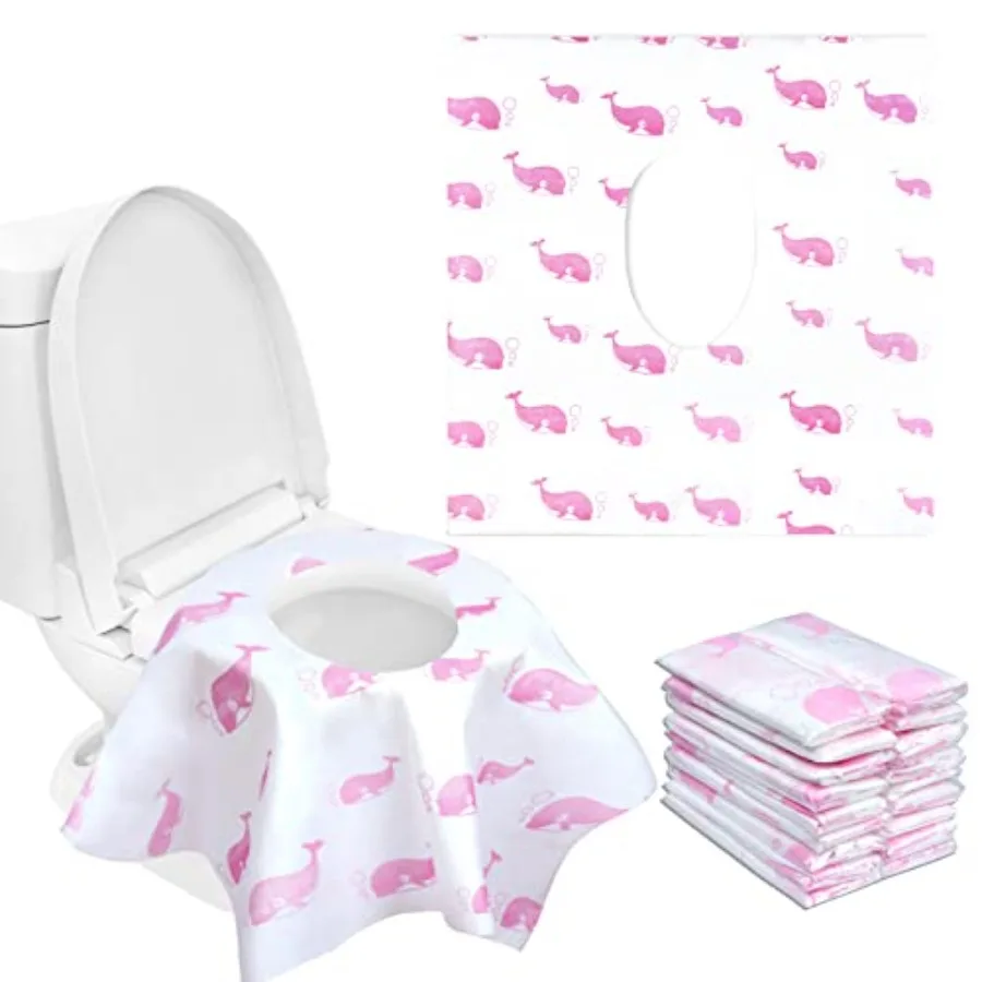 

Toilet Seat Covers Disposable, Extra Large Disposable Toilet Seat Covers for Adults, Individually Wrapped Potty Training Liners