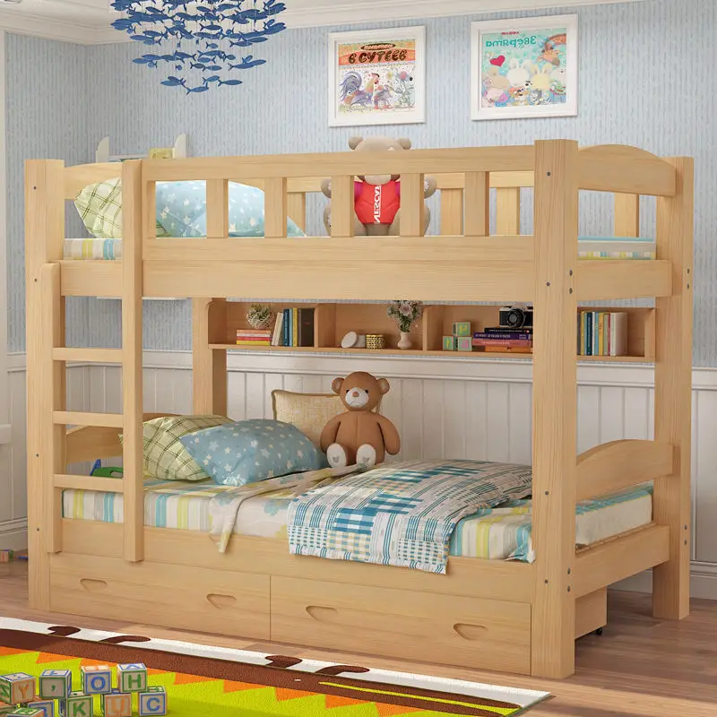 

Solid wood Bunk Children's Upper and lower beds High and lower Mother and child Upper and lower beds