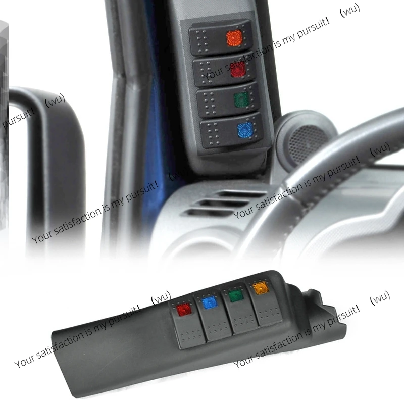 

Auto A-pillar switch capsule panel, left rocker for Jeep Wrangler JK 2007-2017, controller assembly